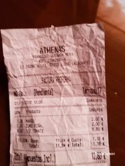 Restaurante Cafeteria Athenas - Elx