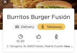 Restaurante Burritos Burger Fusión - Getafe